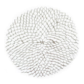 Chilewich Pressed Dahlia Mat Silver